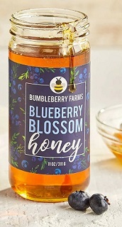 BLUEBERRY BLOSSOM HONEY, 11 OZ